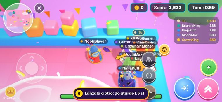 Persecución entre peluches